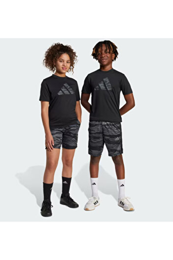 adidas Train Essentials Kamuflaj Çocuk Baskılı Şort