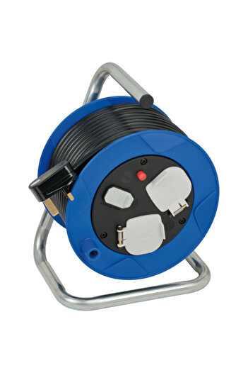 Brennenstuhl 2-Way Compact Cable Reel with USB 15 m