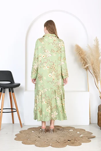 XL Modam Women Woven Fabric Printed Plus Size Dress
