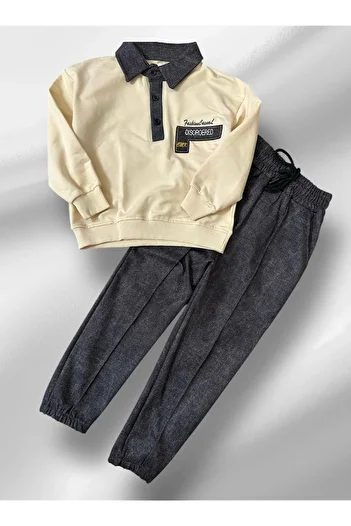 SANTRALBEBE Boy's Seasonal Polo Collar Suit