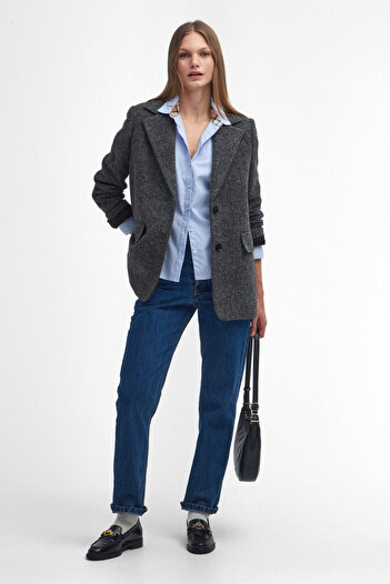 Barbour Derwent Gömlek BL13 Pale Blue/Hessian Tartan
