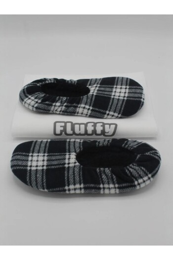 fluffy Ανδρικά μποτάκια - Ύφασμα Welsoft - Παντόφλες - Παπούτσια για το σπίτι - Αντιολισθητικά - Αντιηχητικά - Σόλα με σφουγγάρι