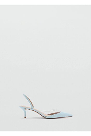 MANGO Woman Vinyl Panel Heel Shoe