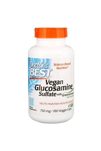 Doctor's Best Vegan Sulfate with Green Grown Glucosamine (750mg) - 180 Veggie Caps