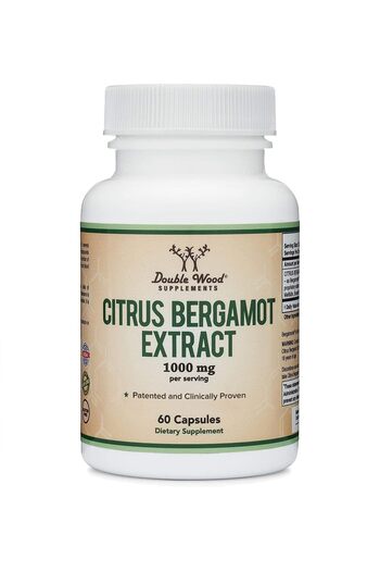 Double Wood Supplements Citrus Bergamot 1,000mg Extract - 60 Capsules by Double Wood