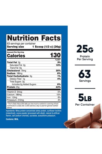 Nutricost Whey Protein Concentrate (Chocolate) 5LBS
