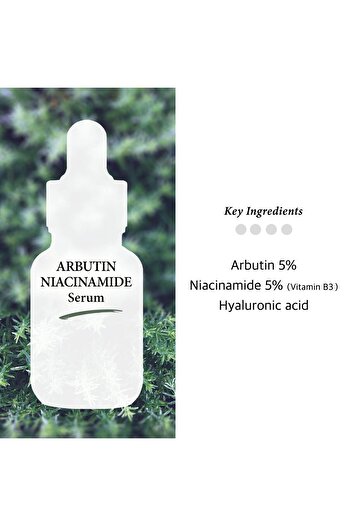 Cos De Baha Arbutin 5% Serum with Niacinamide - Pigmentation, Melasma, Dark Spot Corrector, 1 Fl Oz (30ml)