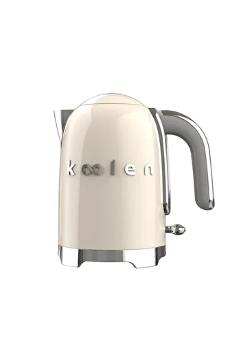 Koolen Limited Line Electric Kettle 2200w, 1.7l Capacity, Creamy