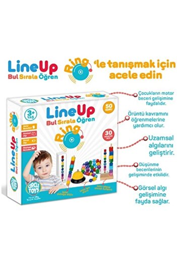 Circle Toys Line Up Ring Find Sort Learn Activity Set and Magic Sticks
