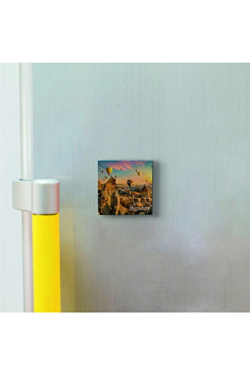 Sadrazam Cappadocia Printed Natural Stone Magnet 5X5 Krt-160