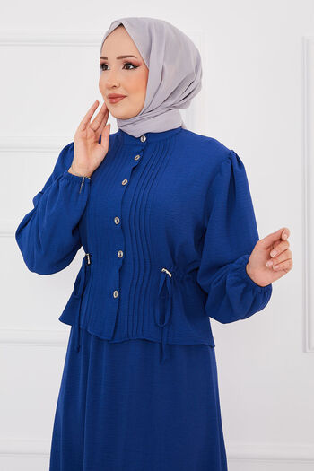 EBRUTESETTÜR Beli Shirred Hijab Double Set
