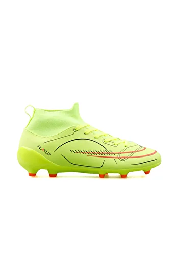 Playup Neon Yellow Men's Turf Football Shoes Mk-241-132