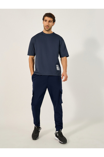 Styli Ultra Lightweight Textured Badge Detail T-Shirt