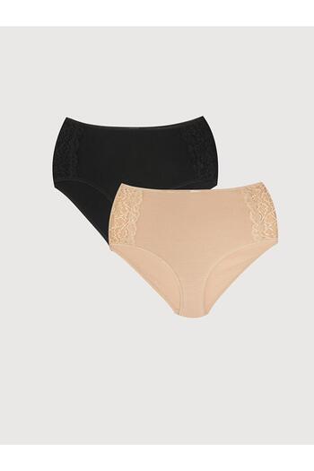 LC Waikiki Lace Detailed Classic Panties 2 Pack (S3)
