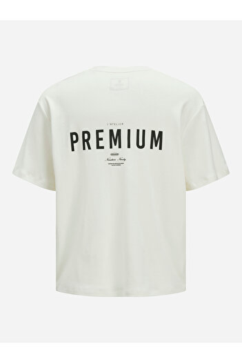 Jack & Jones Slogan Print Round Neck T-Shirt