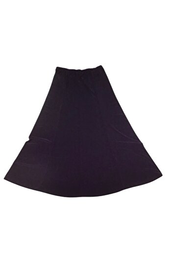 ECE GİYİM Women's Eight Pieces Sandy Fabric Drape Skirt with Elastic Waist