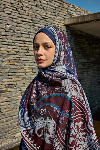 Modakaşmir Meknes Pattern Lina Shawl