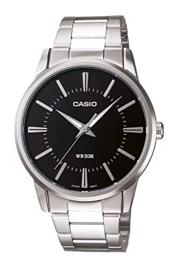 Casio Steel Cord Silver Color 50Mt Men's Wristwatch