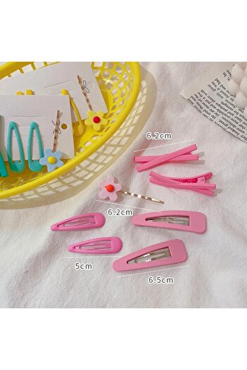So Much Accesories So-Much Παιδικό Σετ αγκράφες Collet Snap Ροζ