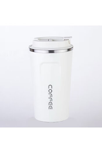 Primo Plus Vacuum Insulated Coffee Mug White 510ml
