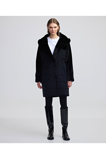 İpekyol Plush mix inflatable coat