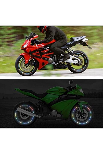Major Selection Hologramă Bandă pentru roți Moto Car Compatibil Accesorii Auto Accesorii Motociclete Autocolant