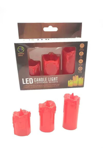 co arma 3 LED Flameless Candles Plastic Candles with Batteries