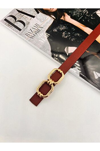 MODAM HİFA Women's Belt with Pins Pants Belt Dress Belt Shirt Belt Coat Belt