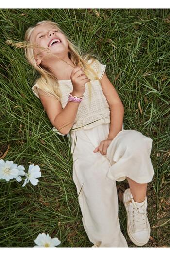 MAYORAL Girl's Embroidered Jumpsuit_Mnvs3874