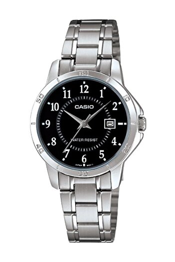 Casio Silver Color Women's Wristwatch with Black Numbers on the Dial