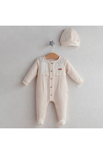 Tongs Baby Baby Boy Ceremony Boy Jumpsuit and Hat Set