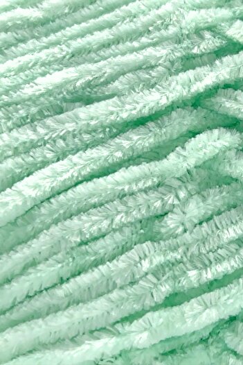 SENSY Velvet Slim Hand Knitting Rope Sweater & Baby Blanket Velvet Rope Amigurumi Mint