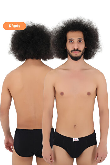 CENNETOĞLU Cennetoğlu 6-Pack Economical Cotton Men's Slip Panties - Comfort and Quality All Day Long