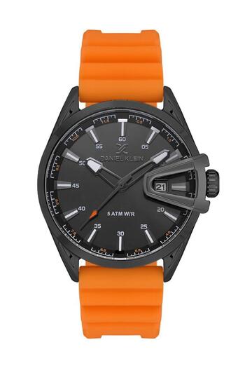 Daniel Klein Dk.1.13673-5 Functions Active Silicone Cord Orange Men's Wristwatch