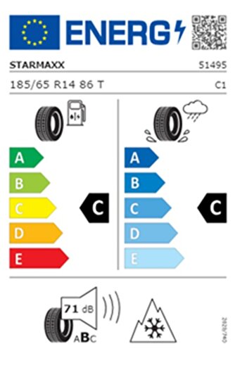 Starmaxx 185/65 R14 TL 86T MAXX OUT ST582 Dört Mevsim Lastiği (Üretim Tarihi:2025)