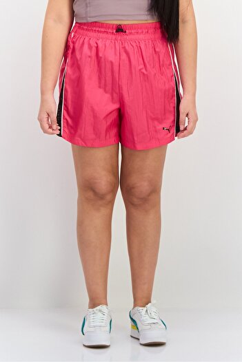 Puma Women Sportswear Fit Training Shorts, Dark Pink