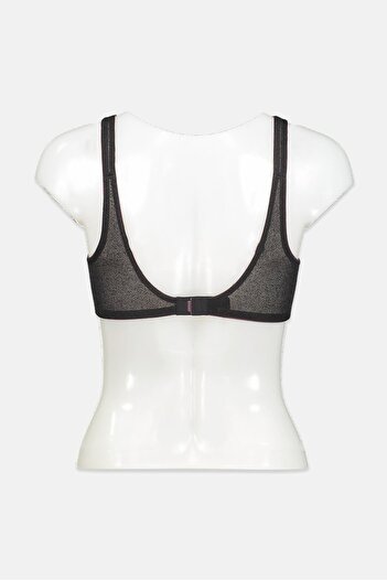 SLOGGI Women Non,Padded Soft Bra, Black