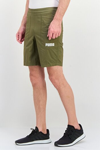 Puma Men Sportswear Fit Training Shorts, Olive