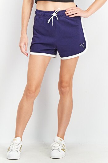 Puma Women Regular Fit Off Court Shorts, Navy Blue