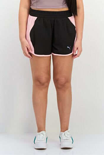 Puma Women Sportswear Fit Brand Logo Outdoor Shorts, Black