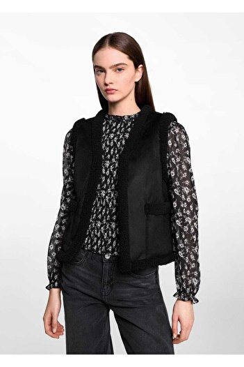 Mango Teen Sheep Wool Mixed Vest