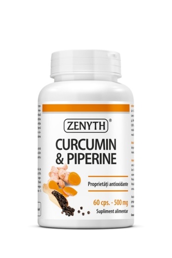 ZENYTH Curcumin & Piperine 60 Cps