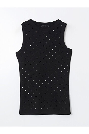 LC Waikiki Quality Parts from Celebi Store |   Crew Neck Stoned Women's Tank Top