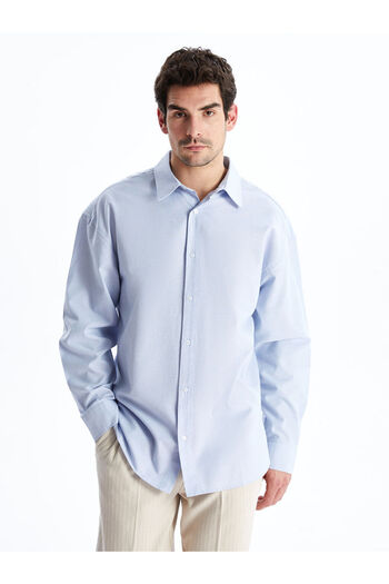 LC Waikiki Ανδρικό μακρυμάνικο πουκάμισο LCW Vision Comfortable Fit