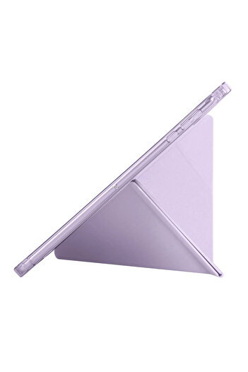 Fibaks iPad 11 A16 2025 10Th Generation 10.9 Case Folding Pen Compartment Tri Folding Stand Sleep Mode Cover