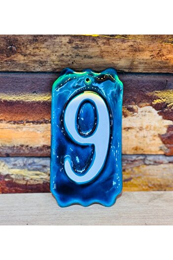 ATÖLYE SAİT Ceramic Door Number with Hanger