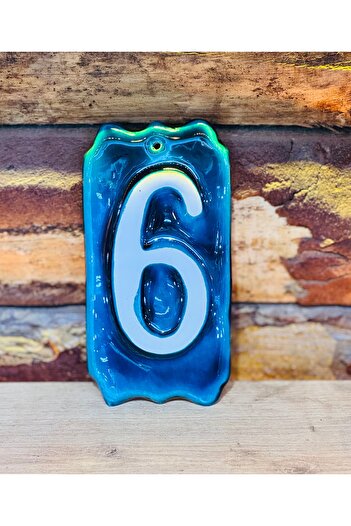 ATÖLYE SAİT Door Number Ceramic Hanger