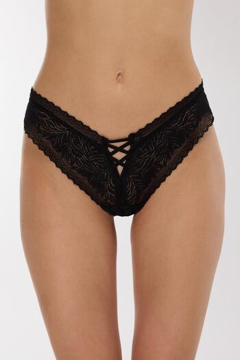 AYYILDIZ 2032 Black Brazilian Panties