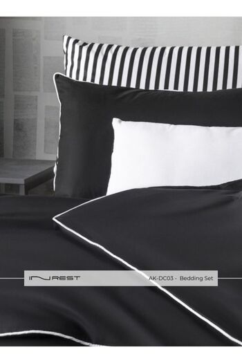 INREST طقم غطاء لحاف زين (بدون حشو) قطن 100% مقاس كينج 250×230 سم - 8 قطع