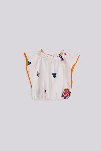 Lia Lea BG Store Kız Çocuk Beyaz Bluz